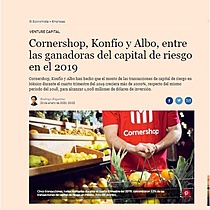 Cornershop, Konfo y Albo, entre las ganadoras del capital de riesgo en el 2019